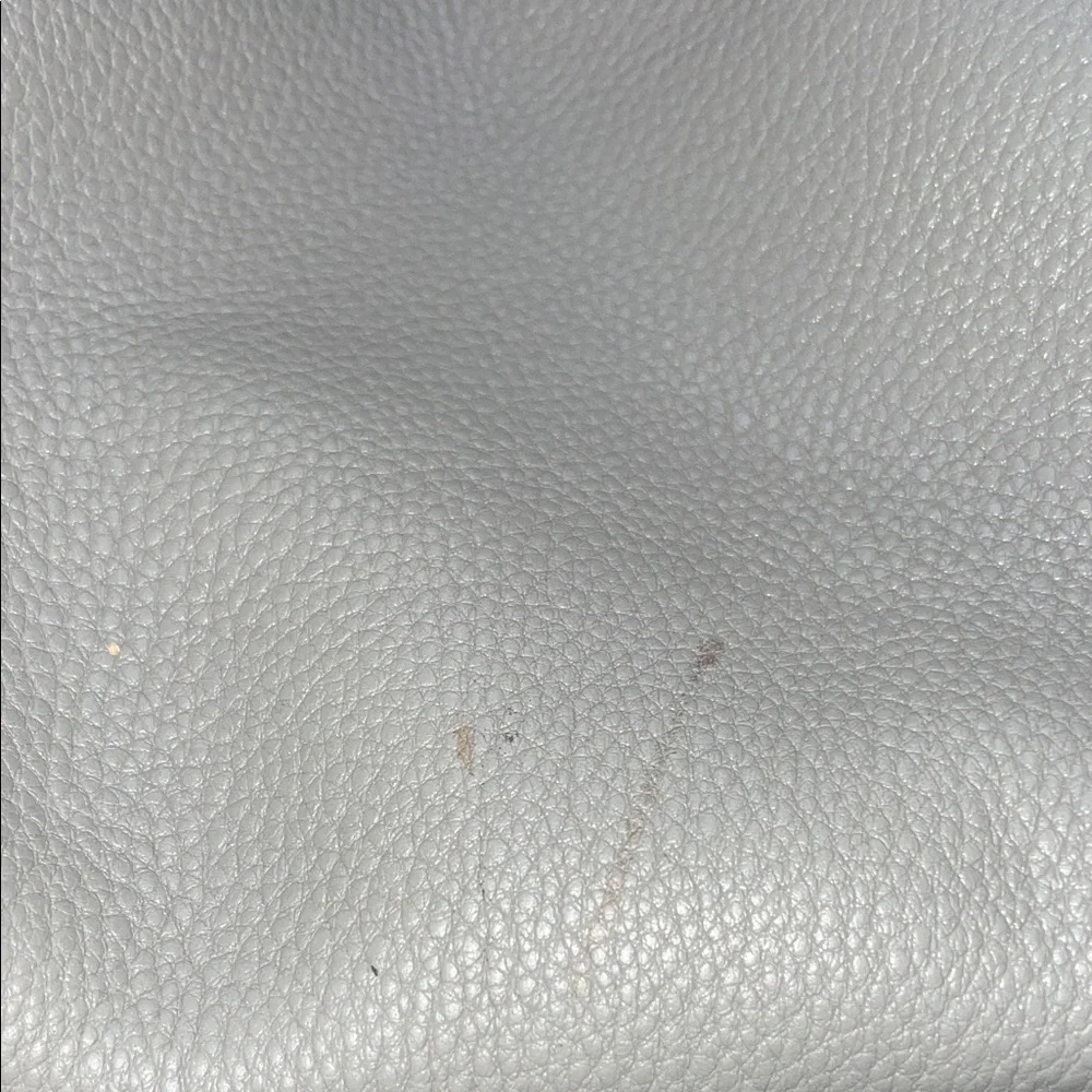 Michael KORS Gray Snake Print Leather Tote Bag